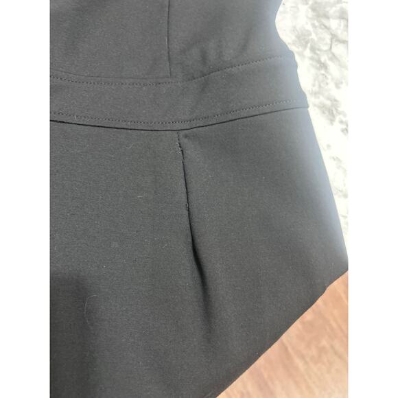 Folter Black Sleeveless Peter Pan Collar Dress XL Gothic Schoolgirl Whimsygoth - Picture 9 of 9